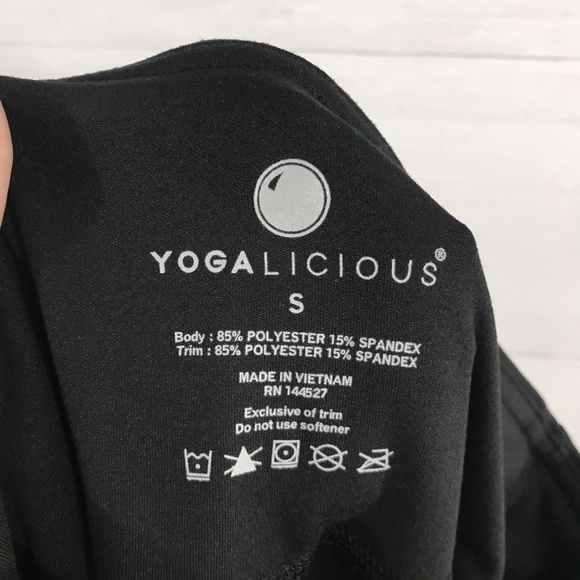 Yogalicious High Waist Cut Out Cropped Legging - Picture 7 of 8